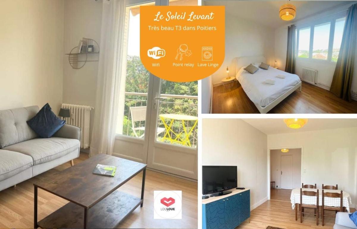 Le Soleil Levant - Beau T3 Moderne Et Lumineux Poitiers Extérieur photo